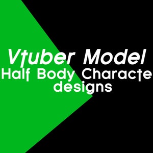 Custom Half Body Live2D Vtuber Model | Gacha Chibi Model | Ready To Be Rigged | Live2D Commission | Anime Art Vtuber Design