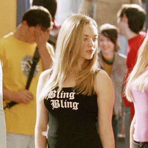 Karen Smith Bling Bling Tank Top -  Iconic Karen Smith T-Shirt - Mean Girs Bling Baby Tee - Y2k Slogan Tees 2000s Mcbling