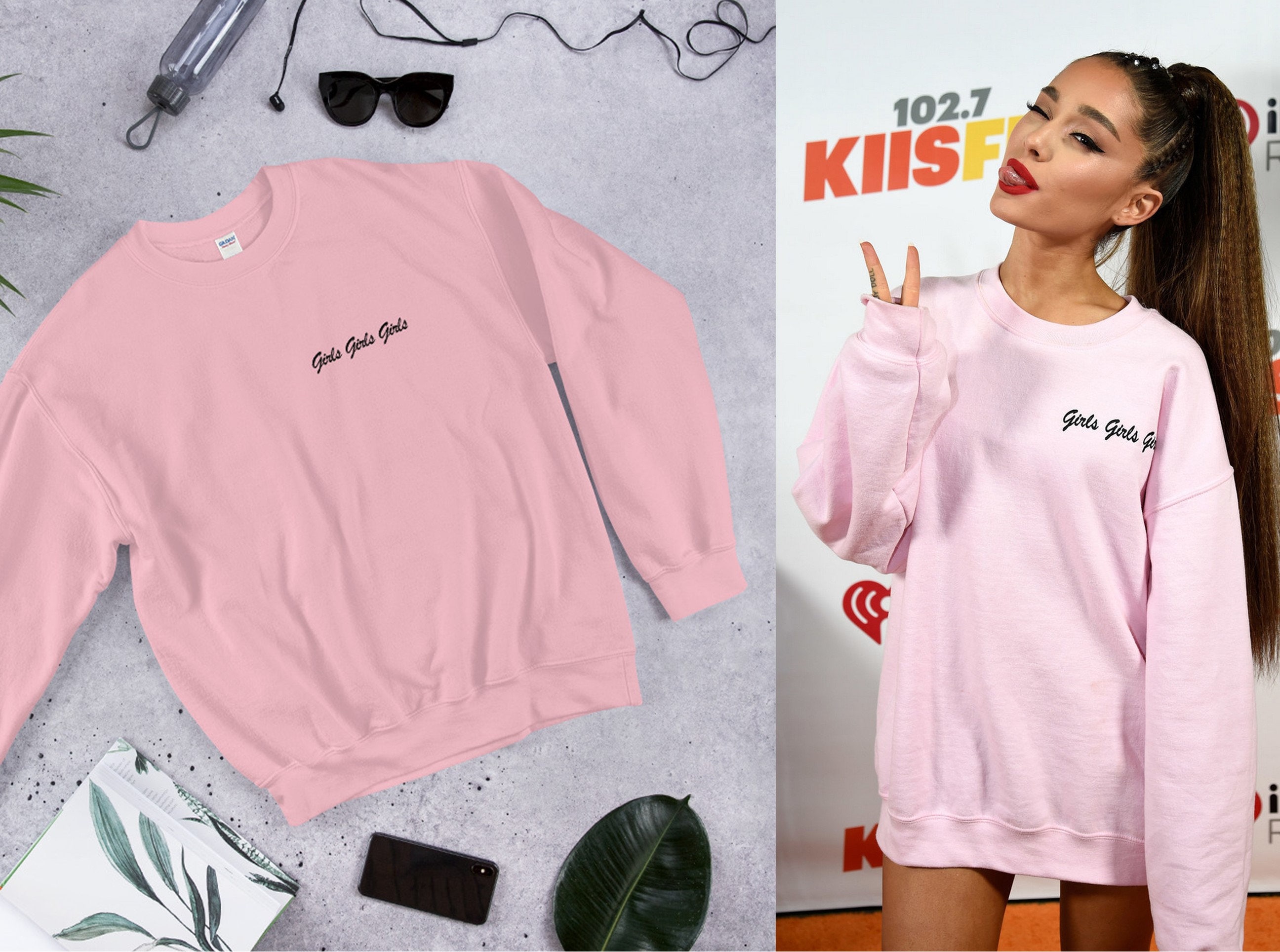 Kalksteen ik betwijfel het Democratie Ariana Grande Meisjes Meisjes Sweatshirt Jurk Ariana Grande - Etsy Nederland