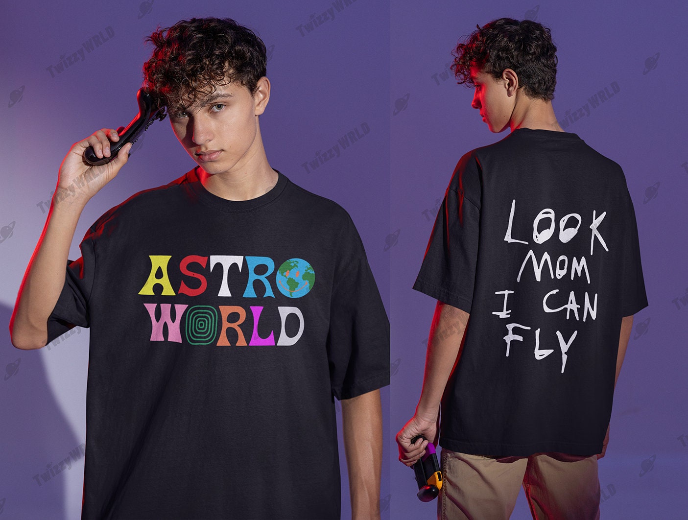 World Tour Pack - T-shirt oversize à imprimé graphique Nike pour