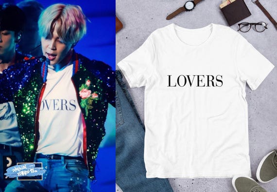 Lovers T-shirt – Iconic Jimin BTS Style for Armys & K-pop Fans in