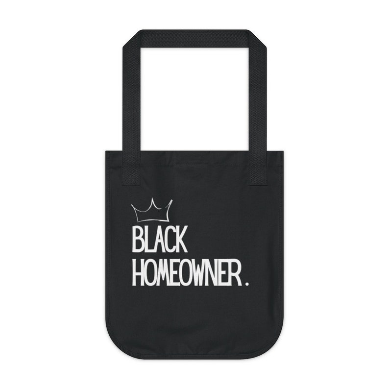 BlackHomeowner Organic Canvas Tote Bag
