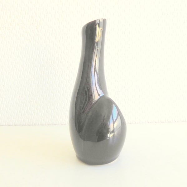 Asymetrische Keramik Vase 50er Jahre home decor