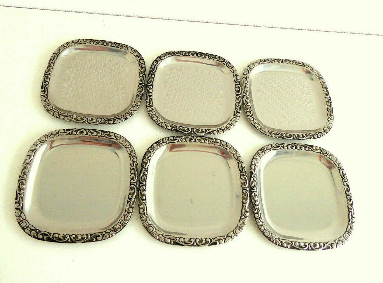 Beautiful Vintage Glass Coaster Glass Coaster FRG 70s Metal Etsy