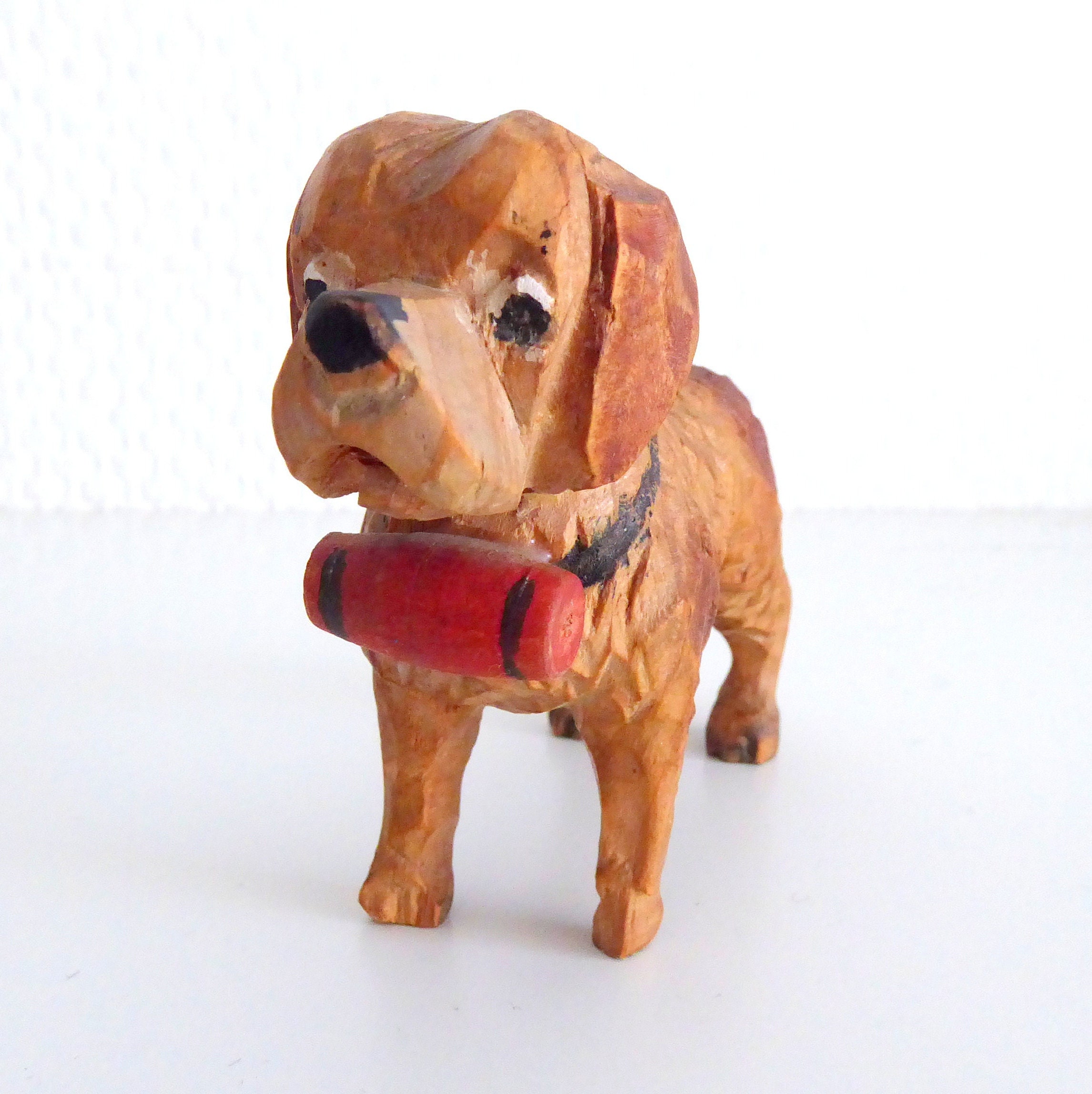 Holz Hund Wauzi - 3-50cm Höhe - Basteln Deko