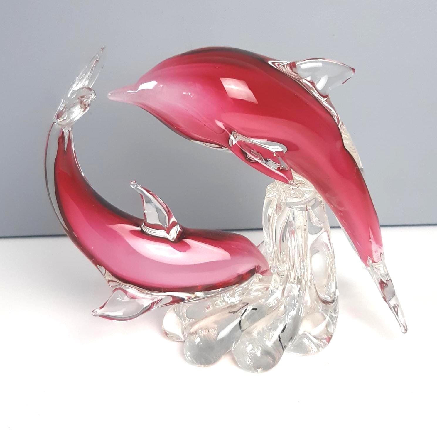 Italy glass dolphin - Etsy 日本