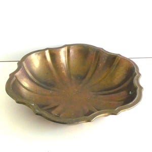 Vintage BOWL brass/ brass bowl France/ 60s/ Boho Decor