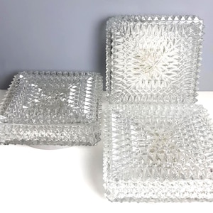 Large Crystal Glass Flush Mount/ LIMBURG Wall- Or Ceiling Lamp 70s