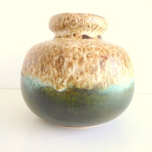 RARE Scheurich vase 284-15, West German ceramic vase, 60s home decor