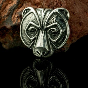 Ursus Bear Pendant - Sterling Silver Symbol of Strength