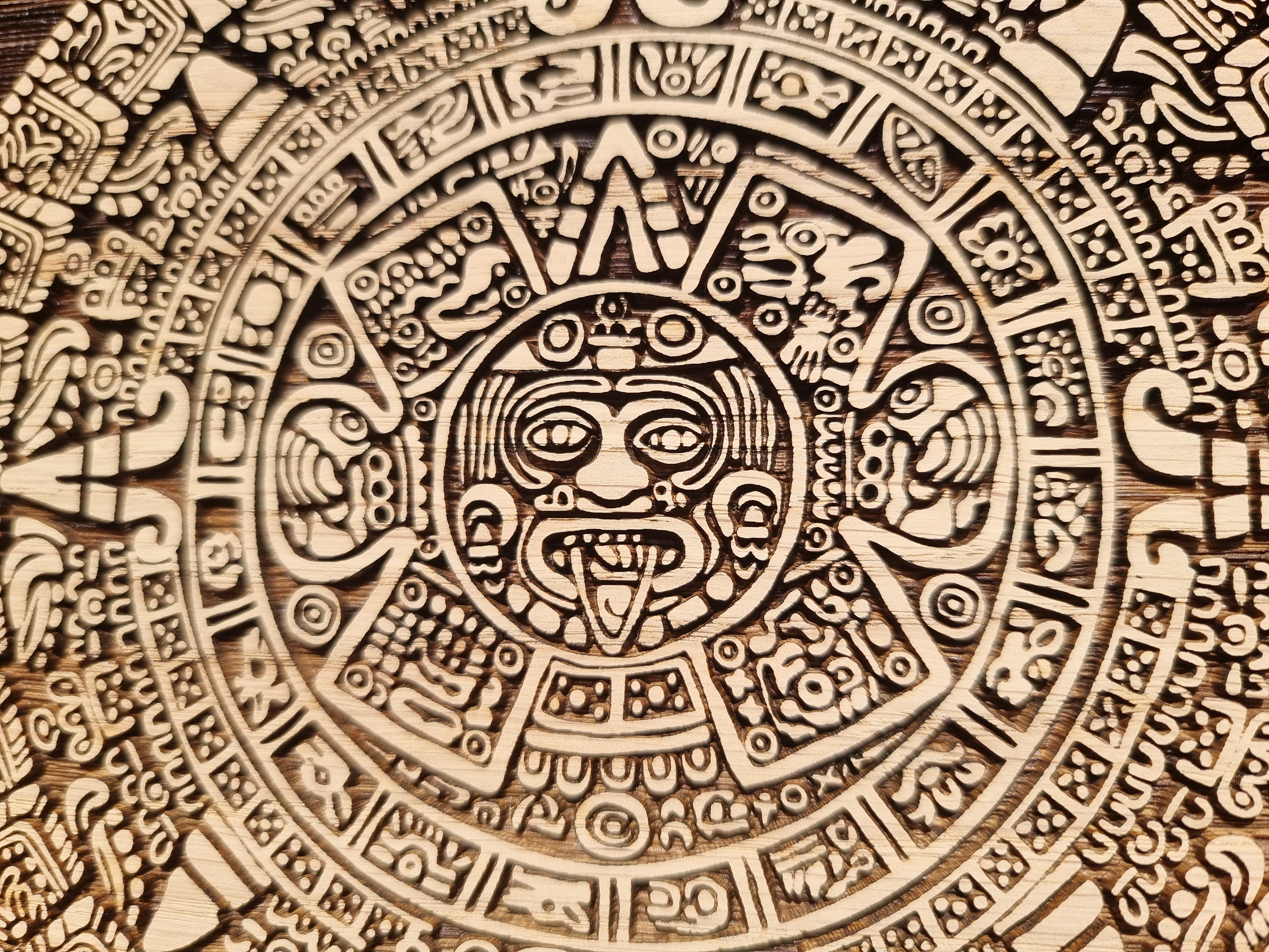 Mayan Calendar Sculpture Aztec Calendar Aztec Sun Stone Etsy