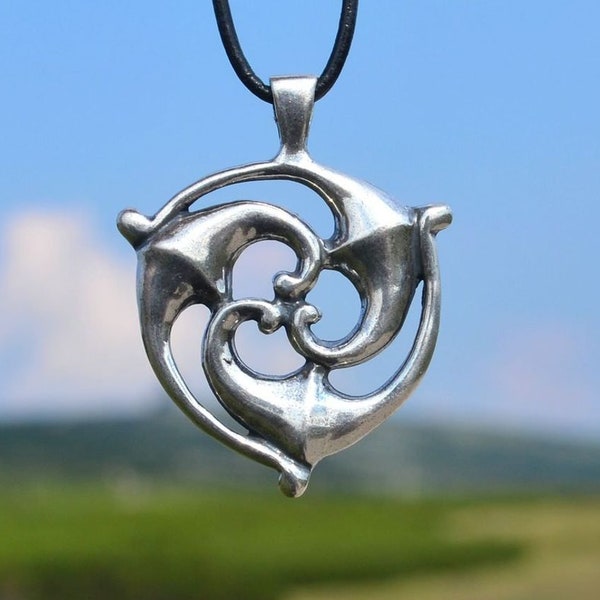 TRISKELION, southern Galia, pendant, silver 925 - Historic Pagan Jewelry