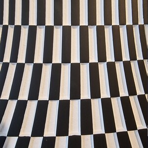 Carved Op art optical ilusion painting Twister image 5