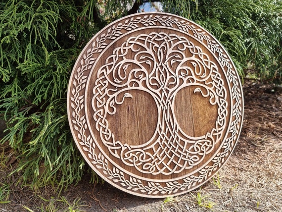 runes vegvisir personalized elder futhark viking sculpture heathen Wood burned Helm of awe with runes viking mythology helm of awe runes vegvisir personalized elder futhark viking sculpture heathen Wood burned Helm of awe with runes viking mythology helm of awe