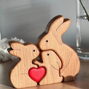 PDF Bandsaw Rabbits Template – Cute DIY Woodworking Pattern for Scroll Saw or Bandsaw Projects
