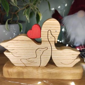 PDF Bandsaw Swan Template – Cute DIY Woodworking Pattern for Scroll Saw or Bandsaw Projects