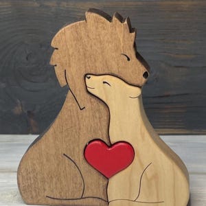 PDF Bandsaw Lions Template – Cute DIY Woodworking Pattern for Scroll Saw or Bandsaw Projects
