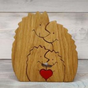 PDF Bandsaw Hedgehog Template – Cute DIY Woodworking Pattern for Scroll Saw or Bandsaw Projects