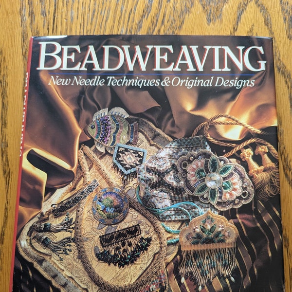 Beadweaving Craft Book / Beadweaving by Ann Benson / Native American Crafts / Indian Beadwork  / Victorian Crafts / 1990s craft book