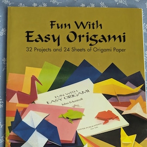 Diversão com Origami fácil / Livro de artesanato de Origami / Livro de Origami fácil de John Montroll
