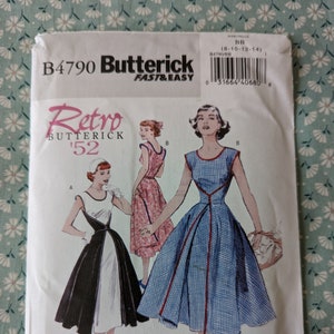 Butterick 4790 / B4790 / Butterick Fast and Easy / Retro 1952 Pattern reprint