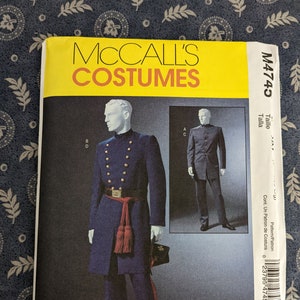McCalls #M4745/Confederate Uniform pattern/Yankee uniform pattern/ Civil War men&#39;s costume