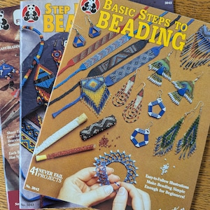 3er Set Perlenbücher von Suzanne McNeill/ Native Craft Book/ American Indian Beading Craft Books