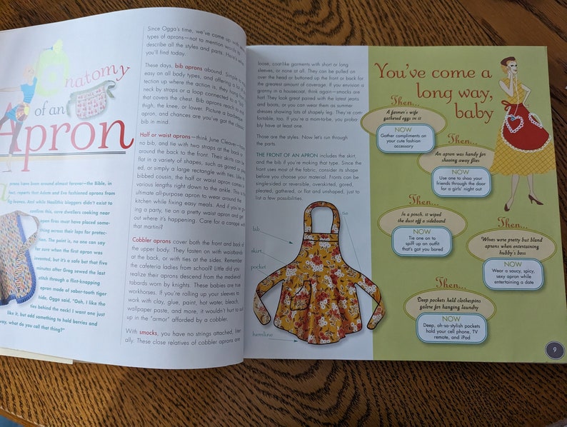 Apron Designs Book/ A is for Apron Book From the Early 2000s/ 25 Apron ...