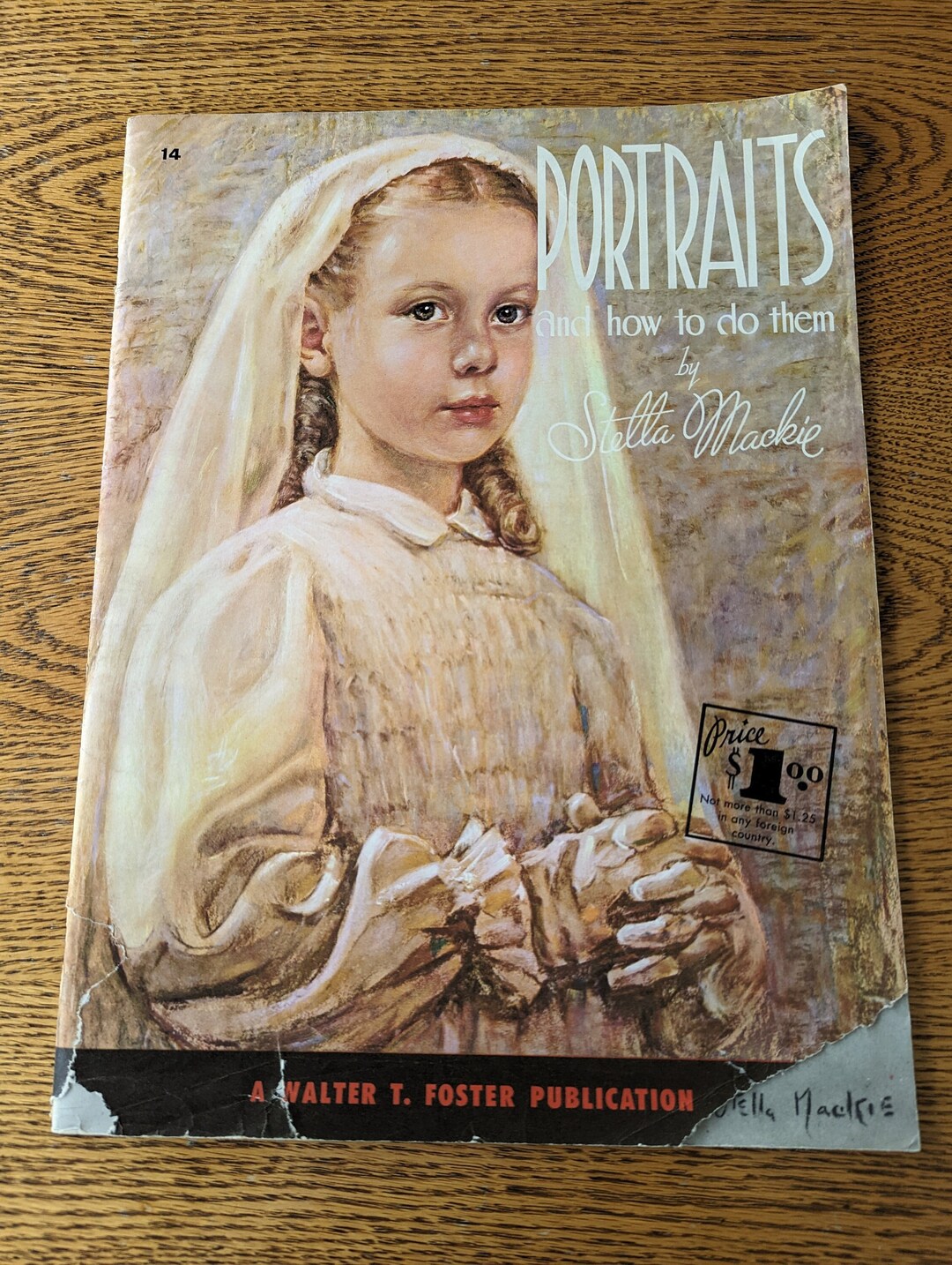 Walter Foster Art Book / Portraits by Stella Mackie / Vintage Etsy