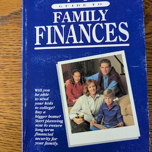 Kiplingers guide to Family Finances/ Financial planning book from 1990s/ Changing Times Magazine book/ Budgeting basics book