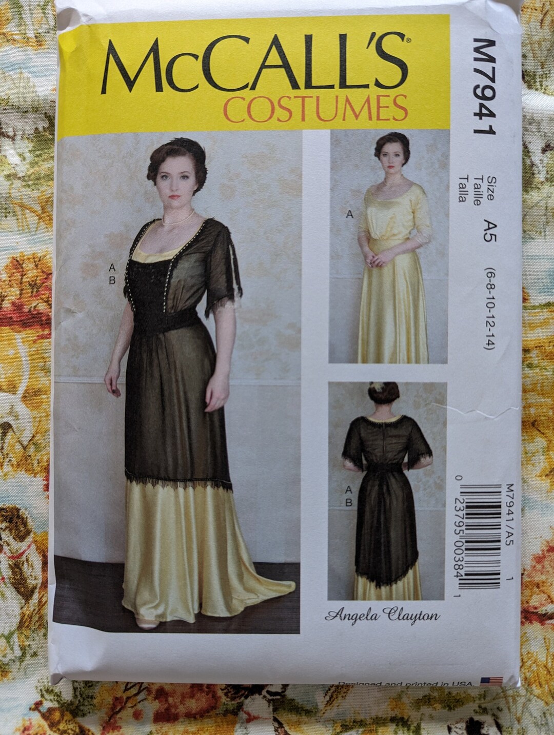 Mccall's Costume Pattern / Mccall's M7941 / Titanic Style Dress ...