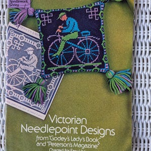Victorian Needlepoint Designs/ Godey&#39;s Lady&#39;s Book/ Vintage Needlepoint Book/ Peterson&#39;s Magazine Needlepoint Designs/ Antique Needlepoint