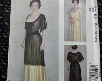 McCall's Costume Pattern / McCall's M7941 / Titanic Style Dress / Edwardian Evening Dress Pattern