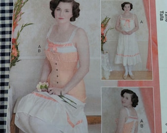 McCall's 7915/ Molde para Fantasia / McCall's M7915 / Molde para Corset Eduardiano / Molde para Vestido Camisola Tamanhos 6-14