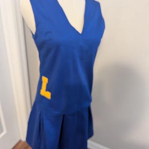 Cheerleader costume small size/ Vintage style Cheerleader costume/Teenage girls Cheer dress/ 1960s style
