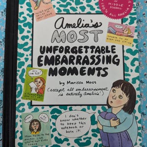 El cuaderno de Amelia/ Los momentos más embarazosos e inolvidables de Amelia/ Cuaderno de la escuela secundaria/ Libro de lectura para chicas adolescentes