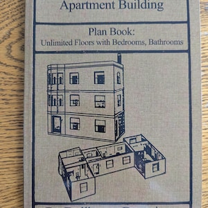 Knutselboek poppenhuisplannen/Bouw je eigen flatgebouw poppenhuis/Poppenhuisdevotieboek
