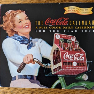 Coca Cola Vintage Tischkalender Aus 2001