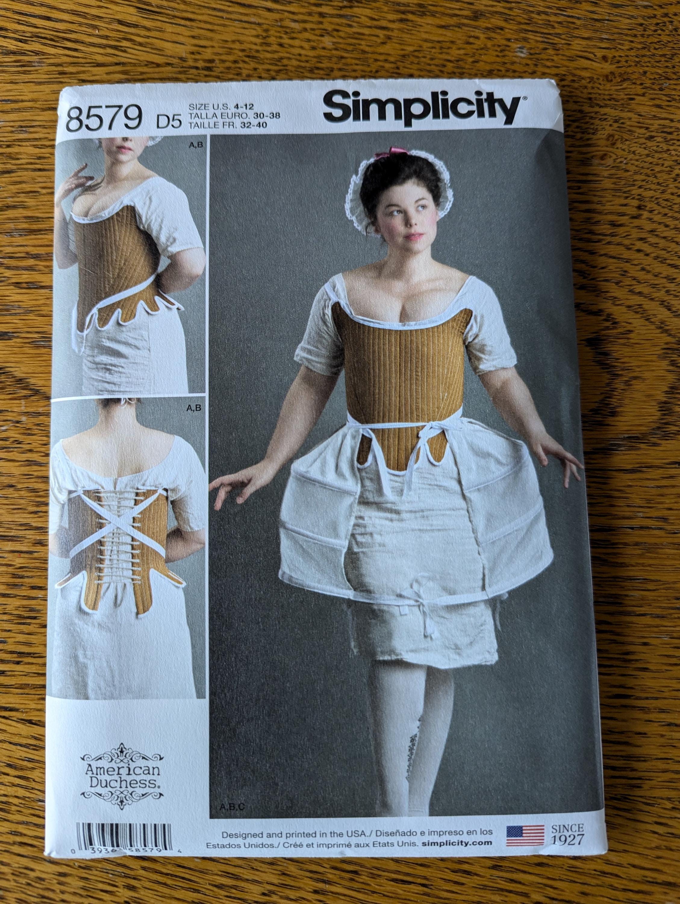 corset dress pattern simplicity S9974 | Simplicity Sewing Pattern Misses' Corsets by Madalynne Intimates