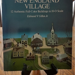 Early New England Village Model Kit/ New England Diarama Art /Vintage Model Kit