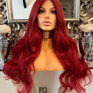 Cher Red Wig Wave