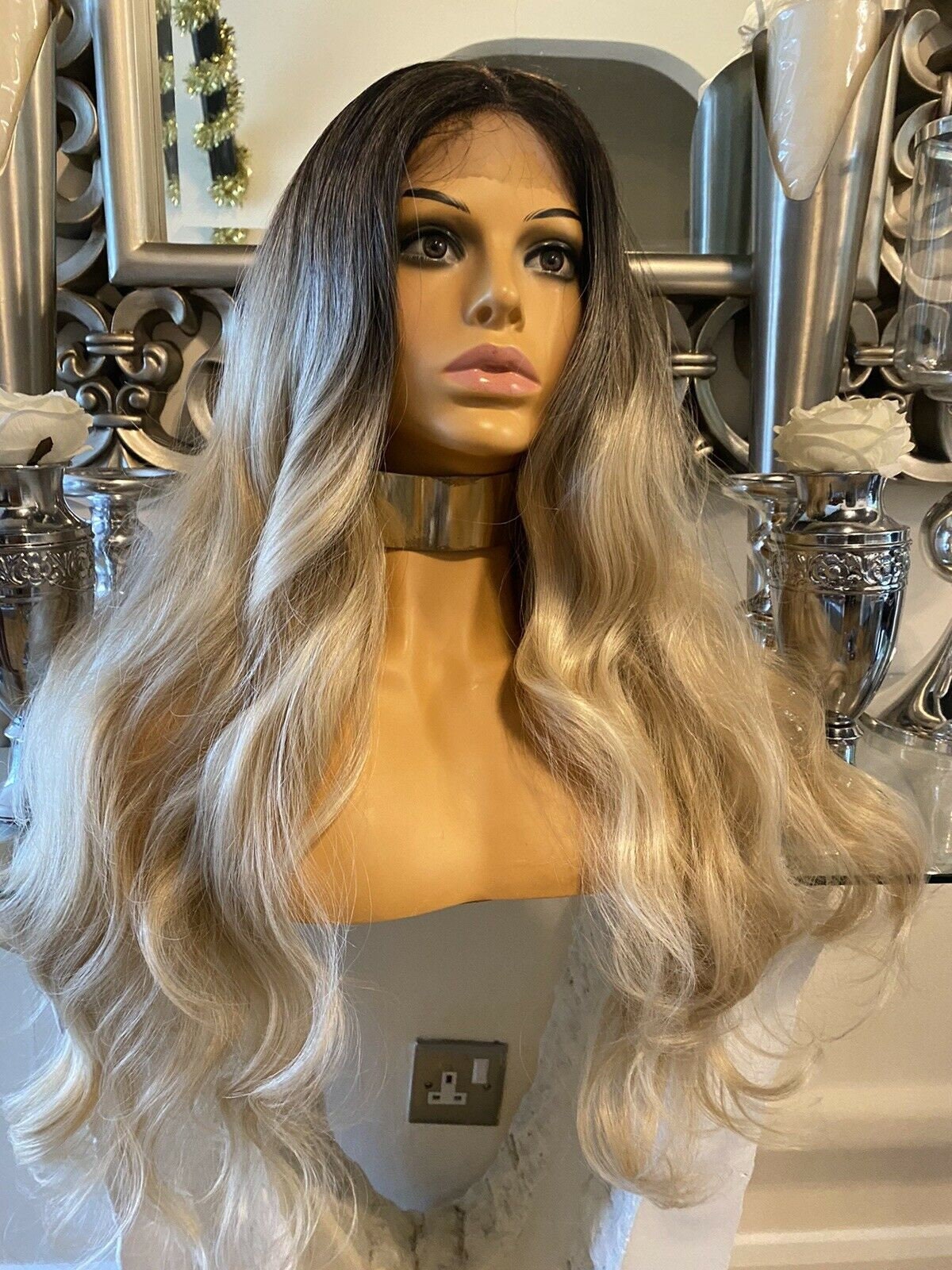 Blonde human hair Lace Front wig Wavy Wig lace front Wig Etsy