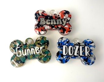 Camo Pet Tags