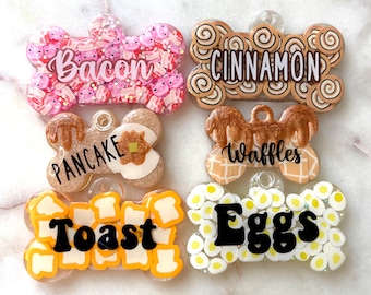 Breakfast Pet Tags