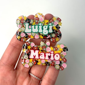 Super Mario Pet Tags