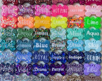 Simply Sparkle Pet Tags (NEUE FARBEN)