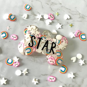 Rainbow Cloud Pet Tag