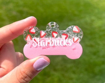 Pink Drink Dog Tag