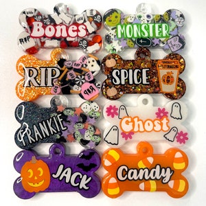 Fall/ Halloween Pet Tags