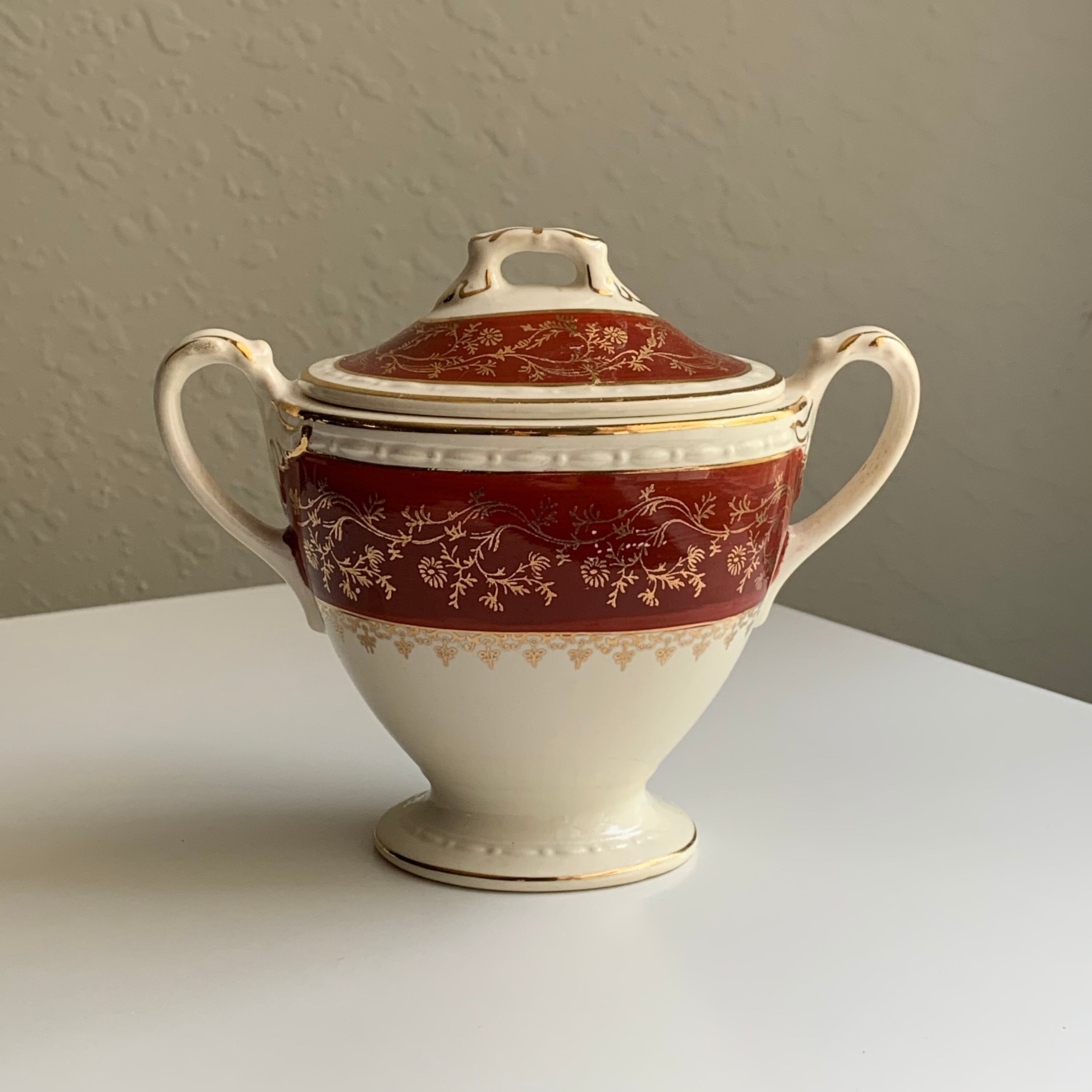 Antique Craftsman 18 carat Gold Sugar Dish Etsy